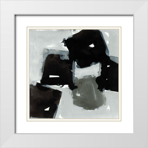 Air of Life II White Modern Wood Framed Art Print with Double Matting by Cartissi