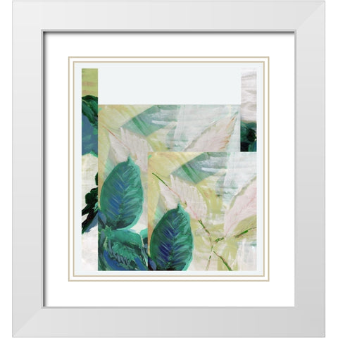 Floridian Dream II  White Modern Wood Framed Art Print with Double Matting by Cartissi