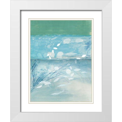 Dried Bouquet Heaven II White Modern Wood Framed Art Print with Double Matting by Cartissi