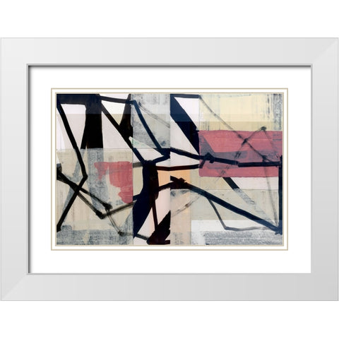 Bikpink White Modern Wood Framed Art Print with Double Matting by Cartissi
