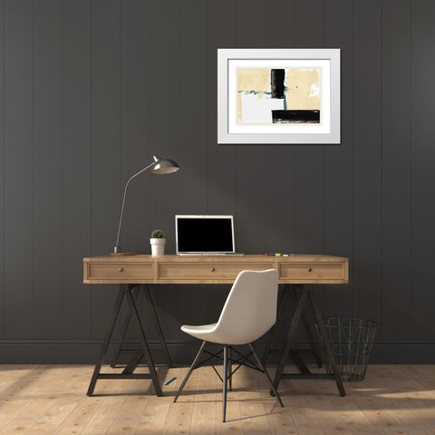 Simple Things I White Modern Wood Framed Art Print with Double Matting by cartissi