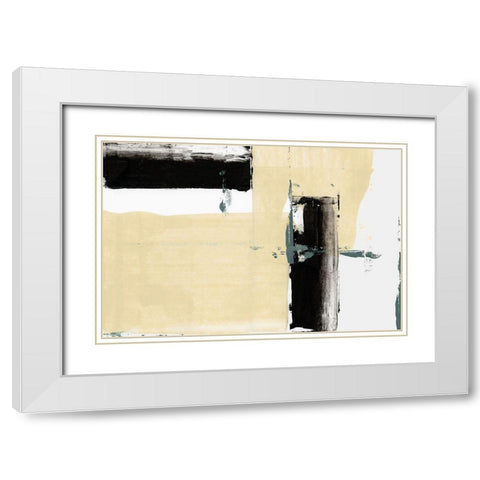 Simple Things II White Modern Wood Framed Art Print with Double Matting by cartissi