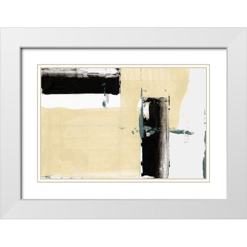 Simple Things II White Modern Wood Framed Art Print with Double Matting by cartissi