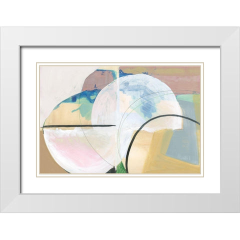 Californa Love I  White Modern Wood Framed Art Print with Double Matting by Cartissi