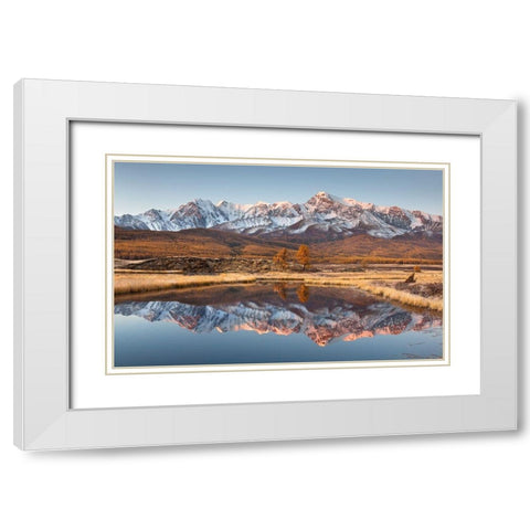 Taranin - Autumn Kurkurek White Modern Wood Framed Art Print with Double Matting by 1x