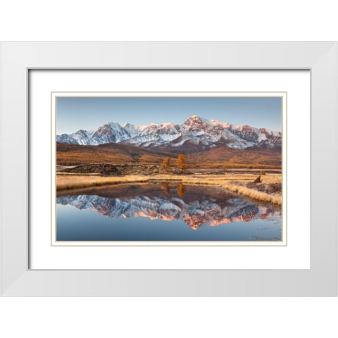 Taranin - Autumn Kurkurek White Modern Wood Framed Art Print with Double Matting by 1x