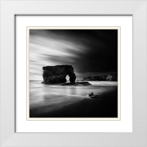 Sobul - Giant White Modern Wood Framed Art Print with Double Matting by 1x