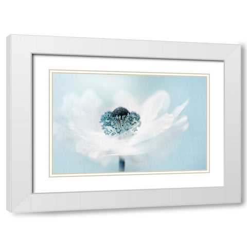 Candy Floss White Modern Wood Framed Art Print with Double Matting by Parker