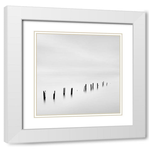 Digalakis - As  Time Goes By White Modern Wood Framed Art Print with Double Matting by 1x