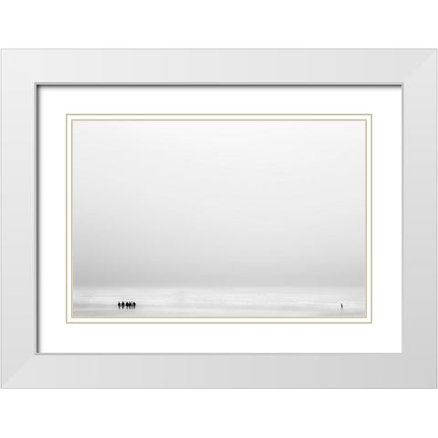 Claes - The Autist White Modern Wood Framed Art Print with Double Matting by 1x