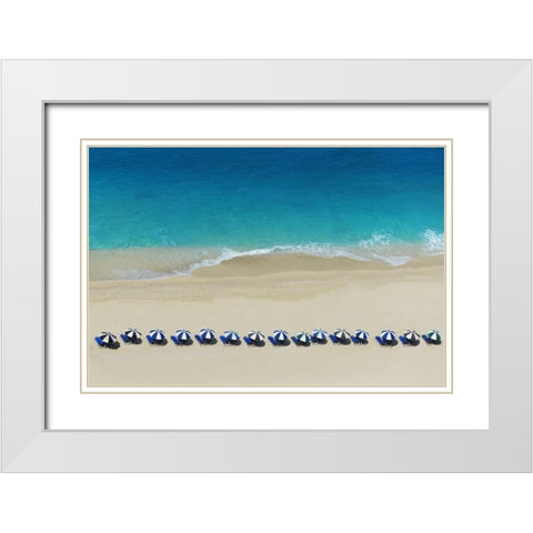 Dabi - Untitled White Modern Wood Framed Art Print with Double Matting by 1x