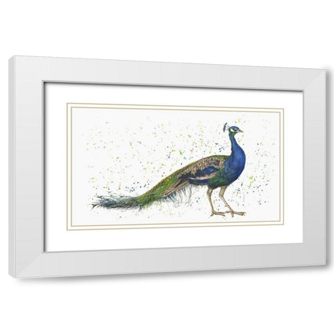 Peaky Blinder White Modern Wood Framed Art Print with Double Matting by Merryn, Bree