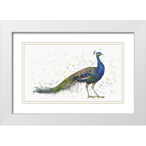 Peaky Blinder White Modern Wood Framed Art Print with Double Matting by Merryn, Bree