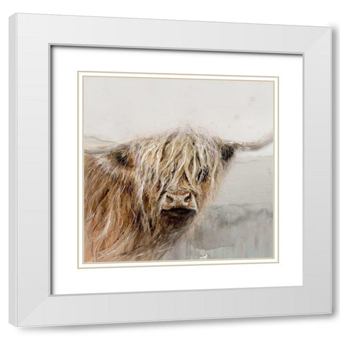Archi   White Modern Wood Framed Art Print with Double Matting by Merryan, Bree