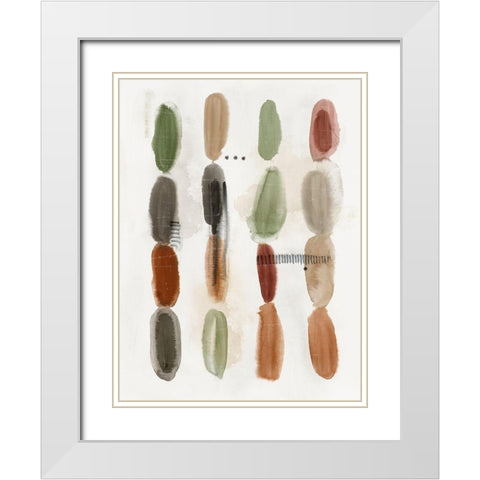 Stacked Pallets II  White Modern Wood Framed Art Print with Double Matting by Hazel J