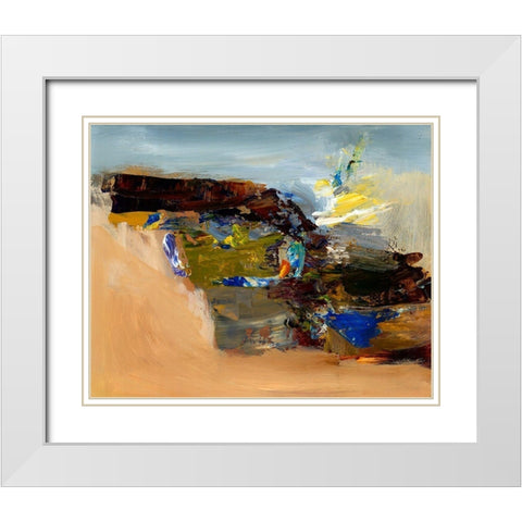 Remind Me White Modern Wood Framed Art Print with Double Matting by Hoop, Fiona