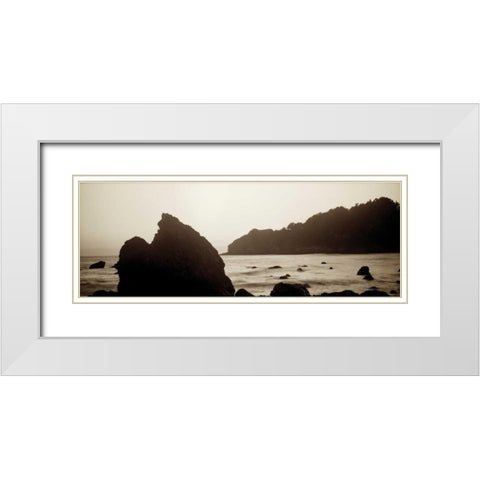 Blonde Summer White Modern Wood Framed Art Print with Double Matting by Rezzonico, Carlo