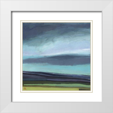 Dew on My Boots White Modern Wood Framed Art Print with Double Matting by Arden, Niki