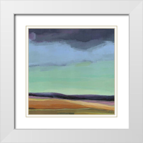 Too Much Walking White Modern Wood Framed Art Print with Double Matting by Arden, Niki