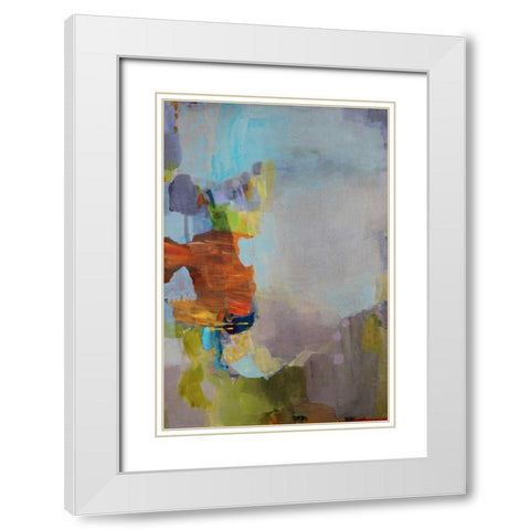 By The Sea White Modern Wood Framed Art Print with Double Matting by Alattar, Lina