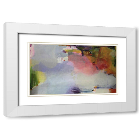 Other Side of The Moon White Modern Wood Framed Art Print with Double Matting by Alattar, Lina