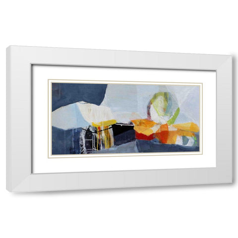 Story Teller White Modern Wood Framed Art Print with Double Matting by Alattar, Lina