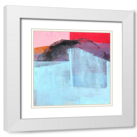 Hiding Places White Modern Wood Framed Art Print with Double Matting by Alattar, Lina