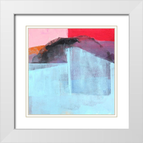 Hiding Places White Modern Wood Framed Art Print with Double Matting by Alattar, Lina