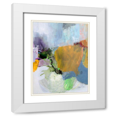 Where There Is Always More White Modern Wood Framed Art Print with Double Matting by Alattar, Lina