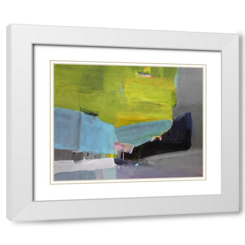 Nestled Reflection White Modern Wood Framed Art Print with Double Matting by Alattar, Lina