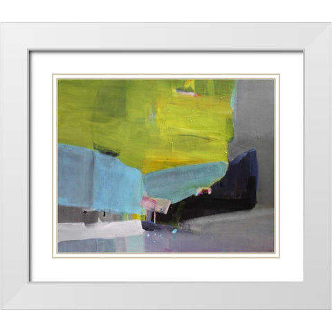 Nestled Reflection White Modern Wood Framed Art Print with Double Matting by Alattar, Lina