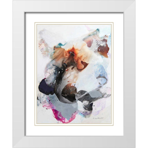 Without Intentions White Modern Wood Framed Art Print with Double Matting by Alattar, Lina