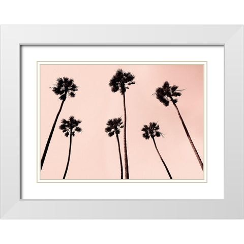 Palm Trees 1997 Copper White Modern Wood Framed Art Print with Double Matting by Asla, Erik