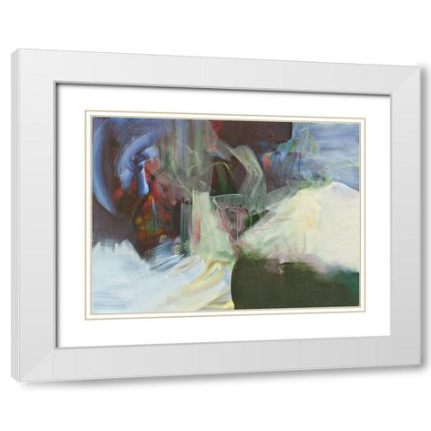 Ventana Boulders White Modern Wood Framed Art Print with Double Matting by Arana, Emilia