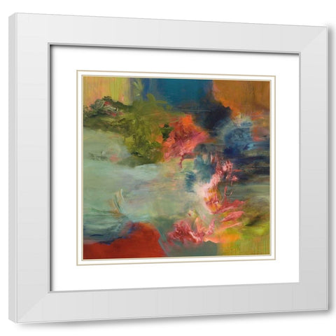 Midcentury Flight White Modern Wood Framed Art Print with Double Matting by Arana, Emilia
