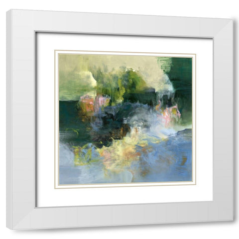 Kache Mer White Modern Wood Framed Art Print with Double Matting by Arana, Emilia