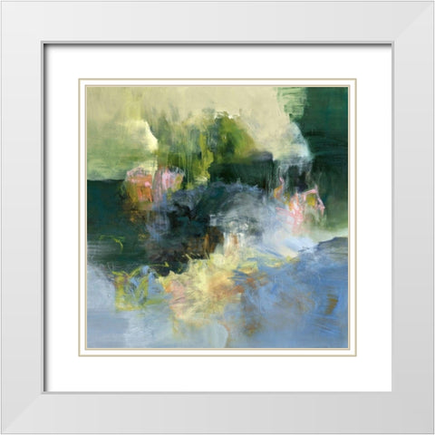 Kache Mer White Modern Wood Framed Art Print with Double Matting by Arana, Emilia