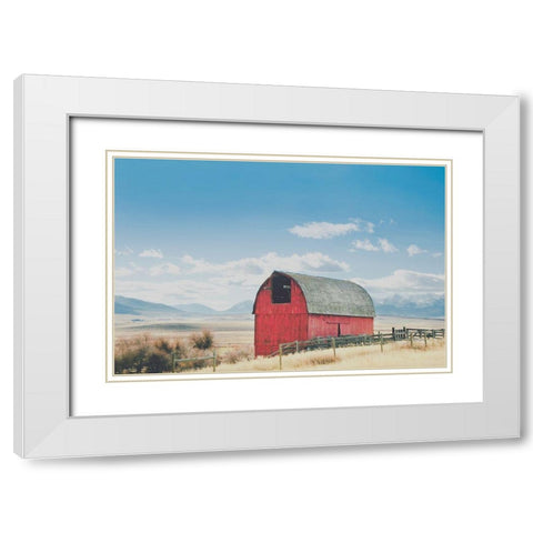 Wood and Nails White Modern Wood Framed Art Print with Double Matting by Annie Bailey Art