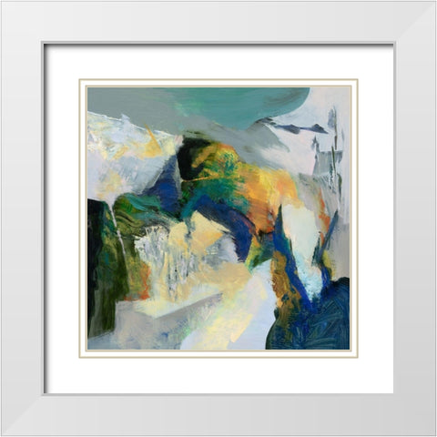 Iceberg White Modern Wood Framed Art Print with Double Matting by Arana, Emilia