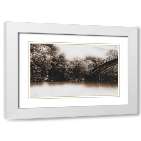 Dreams White Modern Wood Framed Art Print with Double Matting by Artemiadi, Dora