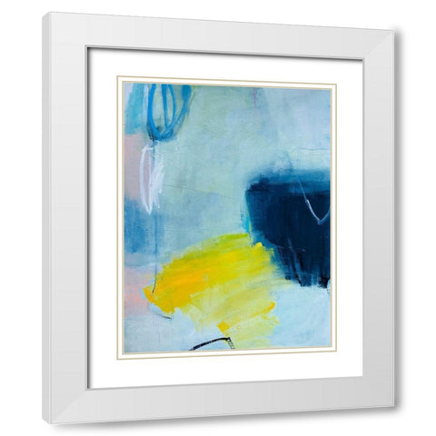 The Silence White Modern Wood Framed Art Print with Double Matting by Apperlo, Mila