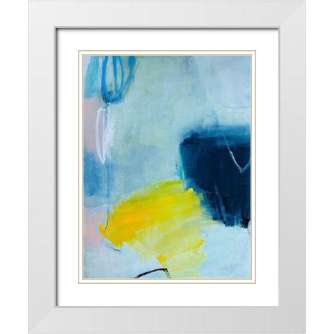 The Silence White Modern Wood Framed Art Print with Double Matting by Apperlo, Mila