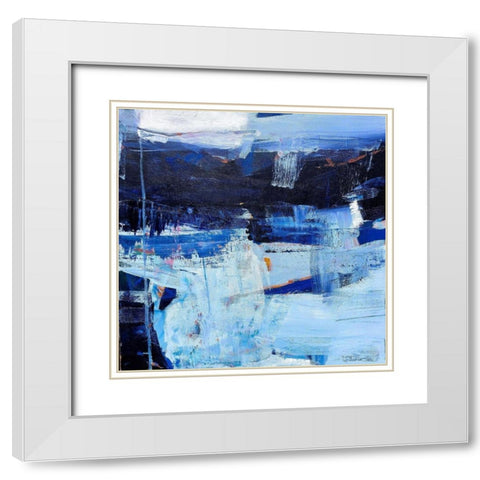 Moon Cricket II White Modern Wood Framed Art Print with Double Matting by Apperlo, Mila