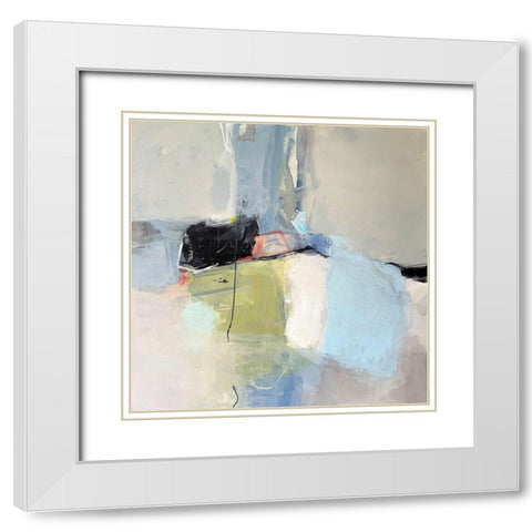 Grand Junction White Modern Wood Framed Art Print with Double Matting by Apperlo, Mila