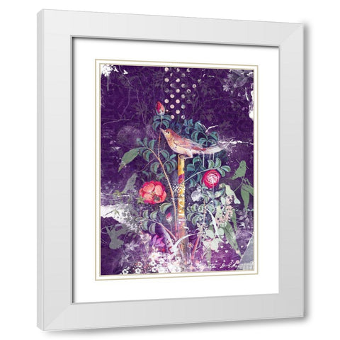 Pompeii White Modern Wood Framed Art Print with Double Matting by Albers, Teis