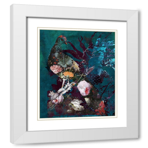 Wildness No. 2 White Modern Wood Framed Art Print with Double Matting by Albers, Teis