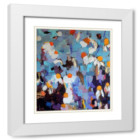 Always On My Mind White Modern Wood Framed Art Print with Double Matting by Anders, Per
