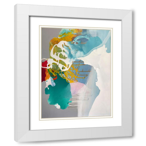 Lucid Dreams White Modern Wood Framed Art Print with Double Matting by Alattar, Lina