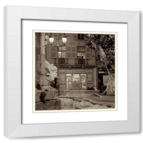 Marketplace - 41 White Modern Wood Framed Art Print with Double Matting by Blaustein, Alan