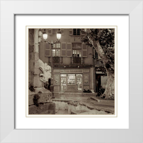 Marketplace - 41 White Modern Wood Framed Art Print with Double Matting by Blaustein, Alan